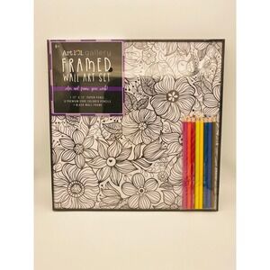 Framed Coloring Art Work